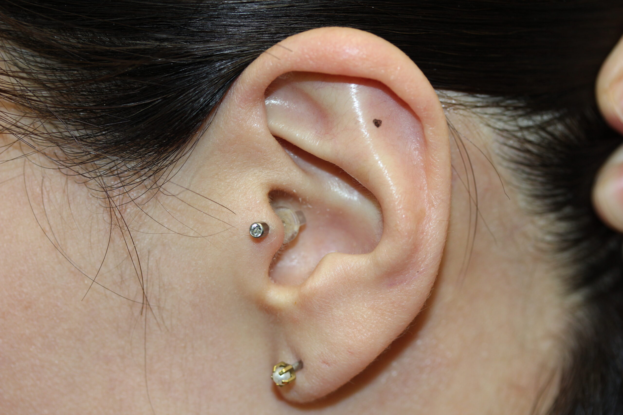 ピアスを外すとき